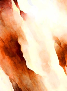 Soyut suluboya sanat eserleri. Fırça boyalı dijital resim. Renkli yaratıcı suluboya çizimi.