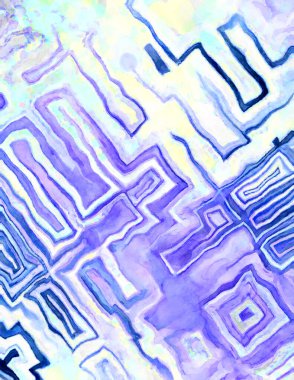 Soyut suluboya sanat eserleri. Fırça boyalı dijital resim. Renkli yaratıcı suluboya çizimi.