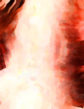 Soyut suluboya sanat eserleri. Fırça boyalı dijital resim. Renkli yaratıcı suluboya çizimi.