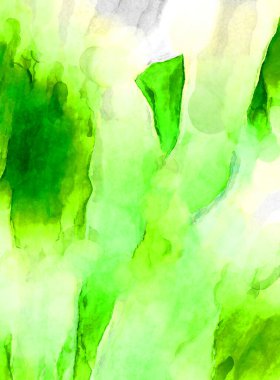 Soyut suluboya sanat eserleri. Fırça boyalı dijital resim. Renkli yaratıcı suluboya çizimi.