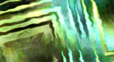 Soyut suluboya sanat eserleri. Fırça boyalı dijital resim. Renkli yaratıcı suluboya çizimi.