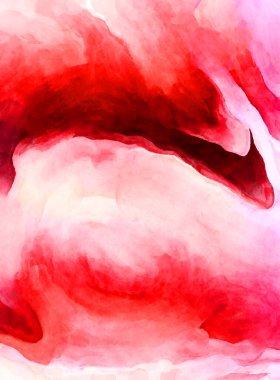 Soyut suluboya sanat eserleri. Fırça boyalı dijital resim. Renkli yaratıcı suluboya çizimi.