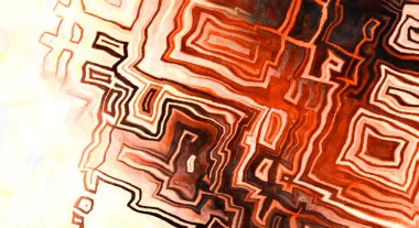 Soyut suluboya sanat eserleri. Fırça boyalı dijital resim. Renkli yaratıcı suluboya çizimi.