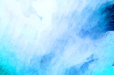 Soyut suluboya sanat eserleri. Fırça boyalı dijital resim. Renkli yaratıcı suluboya çizimi.