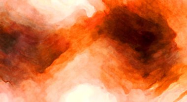 Soyut suluboya sanat eserleri. Fırça boyalı dijital resim. Renkli yaratıcı suluboya çizimi.