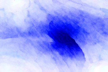 Soyut suluboya sanat eserleri. Fırça boyalı dijital resim. Renkli yaratıcı suluboya çizimi.