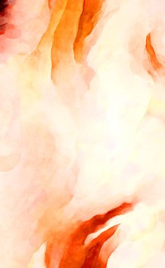 Soyut suluboya sanat eserleri. Fırça boyalı dijital resim. Renkli yaratıcı suluboya çizimi.