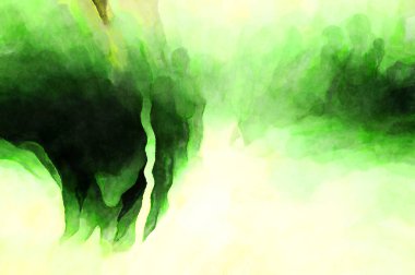 Soyut suluboya sanat eserleri. Fırça boyalı dijital resim. Renkli yaratıcı suluboya çizimi.