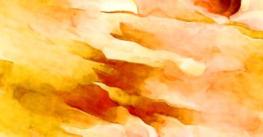 Soyut suluboya sanat eserleri. Fırça boyalı dijital resim. Renkli yaratıcı suluboya çizimi.