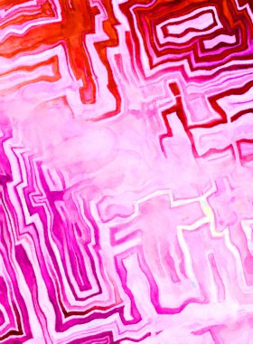 Soyut suluboya sanat eserleri. Fırça boyalı dijital resim. Renkli yaratıcı suluboya çizimi.