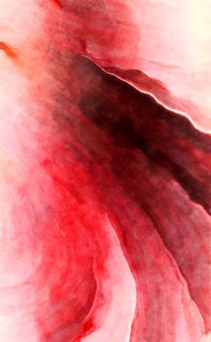 Soyut suluboya sanat eserleri. Fırça boyalı dijital resim. Renkli yaratıcı suluboya çizimi.