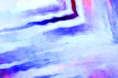 Soyut suluboya sanat eserleri. Fırça boyalı dijital resim. Renkli yaratıcı suluboya çizimi.