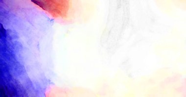 Soyut suluboya sanat eserleri. Fırça boyalı dijital resim. Renkli yaratıcı suluboya çizimi.