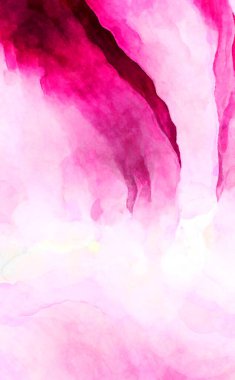 Soyut suluboya sanat eserleri. Fırça boyalı dijital resim. Renkli yaratıcı suluboya çizimi.