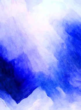 Soyut suluboya sanat eserleri. Fırça boyalı dijital resim. Renkli yaratıcı suluboya çizimi.