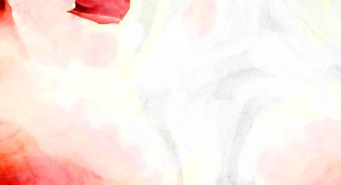 Soyut suluboya sanat eserleri. Fırça boyalı dijital resim. Renkli yaratıcı suluboya çizimi.