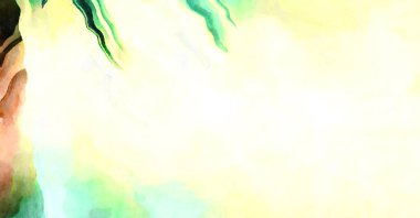 Soyut suluboya sanat eserleri. Fırça boyalı dijital resim. Renkli yaratıcı suluboya çizimi.