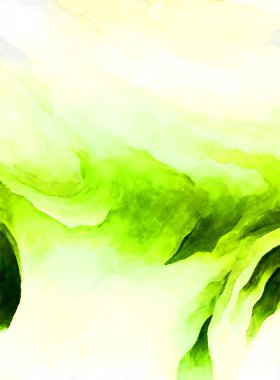 Soyut suluboya sanat eserleri. Fırça boyalı dijital resim. Renkli yaratıcı suluboya çizimi.