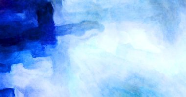 Soyut suluboya sanat eserleri. Fırça boyalı dijital resim. Renkli yaratıcı suluboya çizimi.