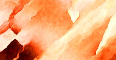 Soyut suluboya sanat eserleri. Fırça boyalı dijital resim. Renkli yaratıcı suluboya çizimi.