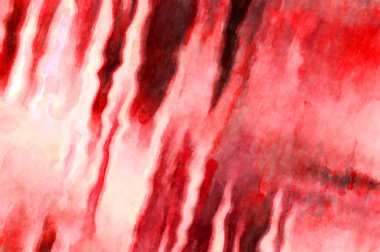 Soyut suluboya sanat eserleri. Fırça boyalı dijital resim. Renkli yaratıcı suluboya çizimi.