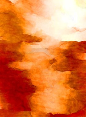 Soyut suluboya sanat eserleri. Fırça boyalı dijital resim. Renkli yaratıcı suluboya çizimi.