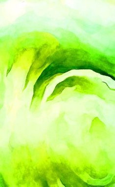 Soyut suluboya sanat eserleri. Fırça boyalı dijital resim. Renkli yaratıcı suluboya çizimi.