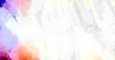 Soyut suluboya sanat eserleri. Fırça boyalı dijital resim. Renkli yaratıcı suluboya çizimi.