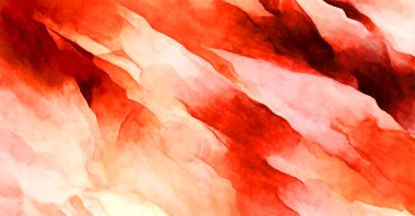 Soyut suluboya sanat eserleri. Fırça boyalı dijital resim. Renkli yaratıcı suluboya çizimi.