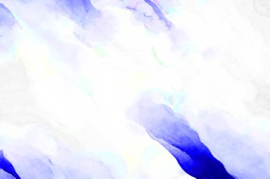 Soyut suluboya sanat eserleri. Fırça boyalı dijital resim. Renkli yaratıcı suluboya çizimi.