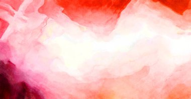 Soyut suluboya sanat eserleri. Fırça boyalı dijital resim. Renkli yaratıcı suluboya çizimi.