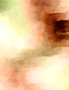 Soyut suluboya sanat eserleri. Fırça boyalı dijital resim. Renkli yaratıcı suluboya çizimi.