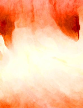 Soyut suluboya sanat eserleri. Fırça boyalı dijital resim. Renkli yaratıcı suluboya çizimi.