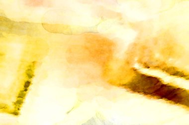 Soyut suluboya sanat eserleri. Fırça boyalı dijital resim. Renkli yaratıcı suluboya çizimi.