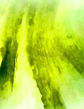 Soyut suluboya sanat eserleri. Fırça boyalı dijital resim. Renkli yaratıcı suluboya çizimi.