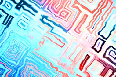 Soyut suluboya sanat eserleri. Fırça boyalı dijital resim. Renkli yaratıcı suluboya çizimi.