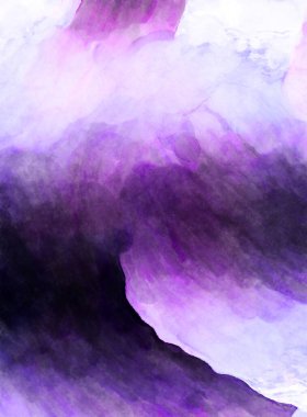 Soyut suluboya sanat eserleri. Fırça boyalı dijital resim. Renkli yaratıcı suluboya çizimi.