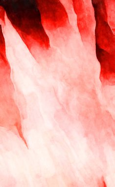 Soyut suluboya sanat eserleri. Fırça boyalı dijital resim. Renkli yaratıcı suluboya çizimi.