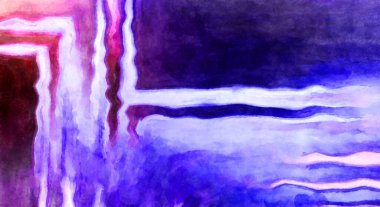 Soyut suluboya sanat eserleri. Fırça boyalı dijital resim. Renkli yaratıcı suluboya çizimi.