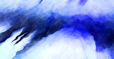 Soyut suluboya sanat eserleri. Fırça boyalı dijital resim. Renkli yaratıcı suluboya çizimi.