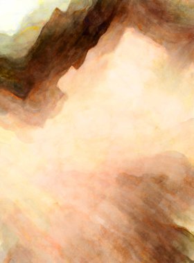 Soyut suluboya sanat eserleri. Fırça boyalı dijital resim. Renkli yaratıcı suluboya çizimi.