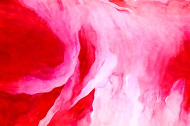 Soyut suluboya sanat eserleri. Fırça boyalı dijital resim. Renkli yaratıcı suluboya çizimi.