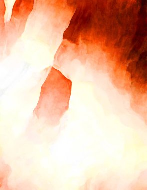 Soyut suluboya sanat eserleri. Fırça boyalı dijital resim. Renkli yaratıcı suluboya çizimi.