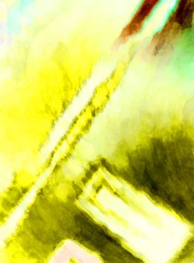 Soyut suluboya sanat eserleri. Fırça boyalı dijital resim. Renkli yaratıcı suluboya çizimi.