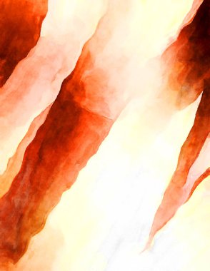 Soyut suluboya sanat eserleri. Fırça boyalı dijital resim. Renkli yaratıcı suluboya çizimi.