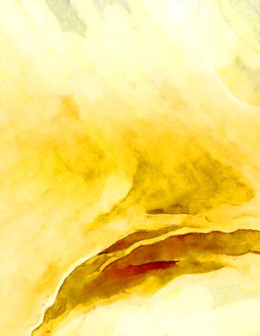 Soyut suluboya sanat eserleri. Fırça boyalı dijital resim. Renkli yaratıcı suluboya çizimi.