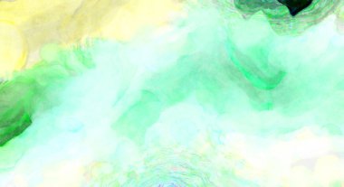 Soyut suluboya sanat eserleri. Fırça boyalı dijital resim. Renkli yaratıcı suluboya çizimi.