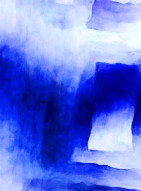 Soyut suluboya sanat eserleri. Fırça boyalı dijital resim. Renkli yaratıcı suluboya çizimi.