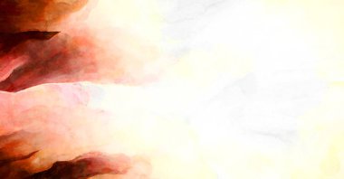 Soyut suluboya sanat eserleri. Fırça boyalı dijital resim. Renkli yaratıcı suluboya çizimi.