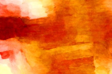 Soyut suluboya sanat eserleri. Fırça boyalı dijital resim. Renkli yaratıcı suluboya çizimi.